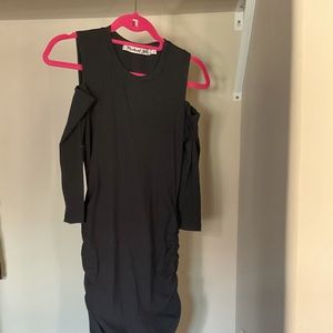 Shoulder Cut Maxi Dress